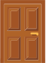 Kimly Windows and Doors in Brampton, Mississauga - Brown Door Icon